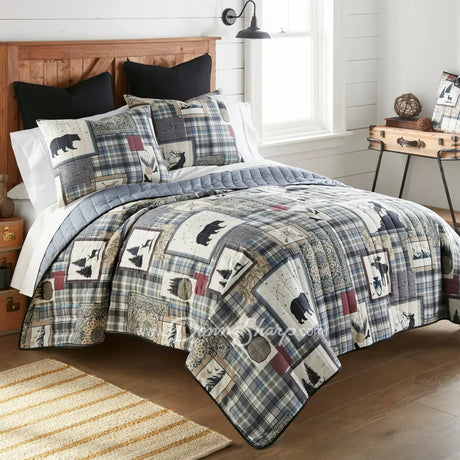 Donna Sharp Forest Symbols Quilted Bedding Set