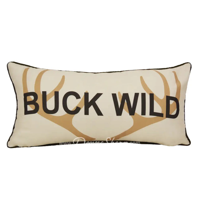 Donna Sharp Green Forest Buck Wild Decorative Pillow - Brands