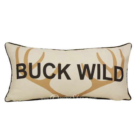 Donna Sharp Green Forest Buck Wild Decorative Pillow - Brands