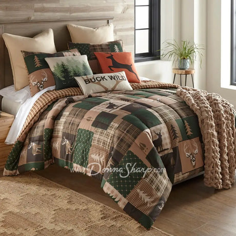 Donna Sharp Green Forest Comforter Set Bedding