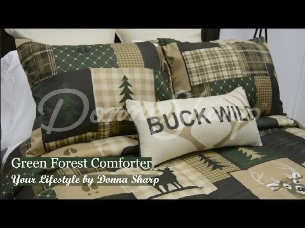 Donna Sharp Green Forest Comforter Set Bedding