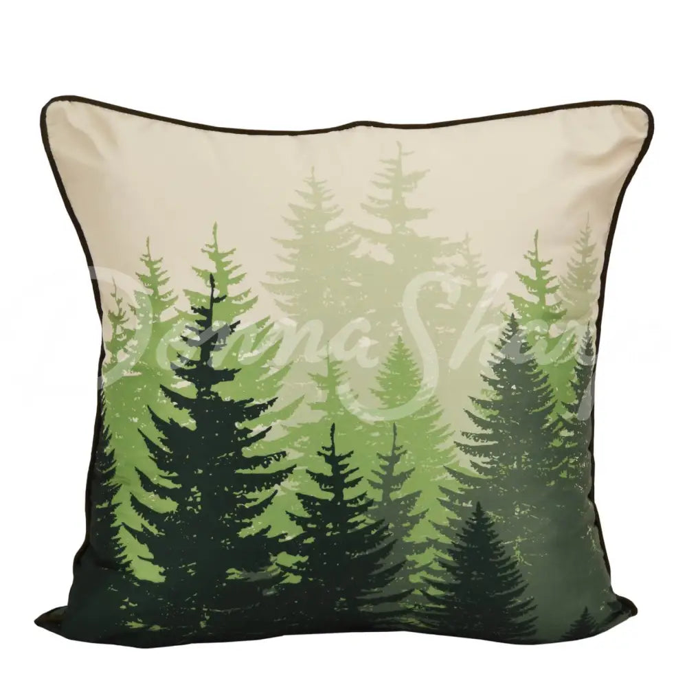 Donna Sharp Green Forest Comforter Set Tree - Pillow Bedding