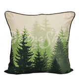 Donna Sharp Green Forest Comforter Set Tree - Pillow Bedding