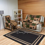 Green Forest Furniture Cover Oversized Sofa New