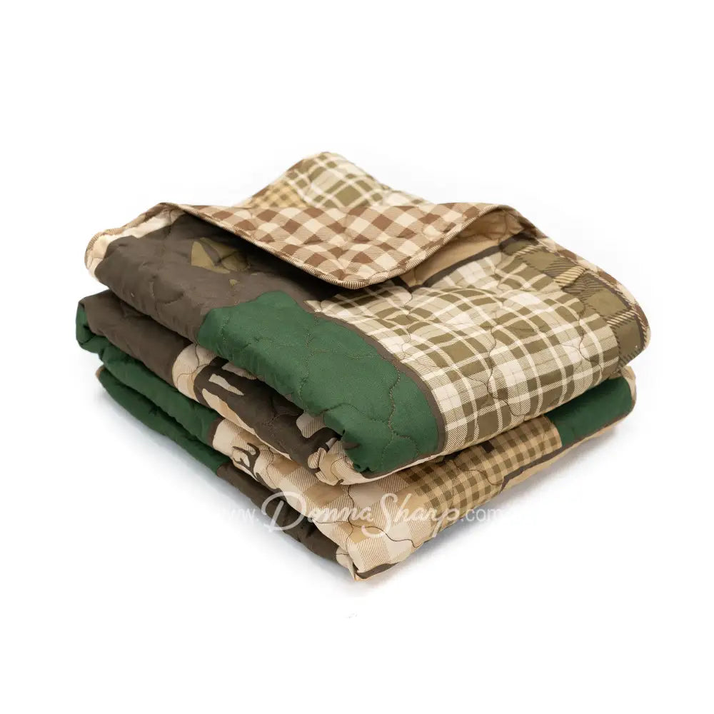 Donna Sharp Green Forest Quilted Throw Brands