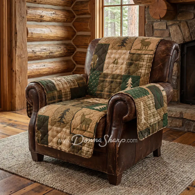 Donna Sharp Green Forest Sofa Cover (Chair) - Sofa Cover