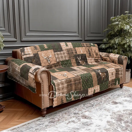Donna Sharp Green Forest Sofa Cover (Loveseat) - Sofa Cover
