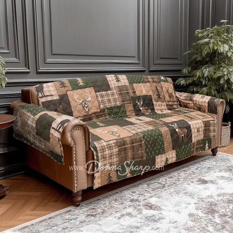 Donna Sharp Green Forest Sofa Cover (Oversized) - Sofa Cover