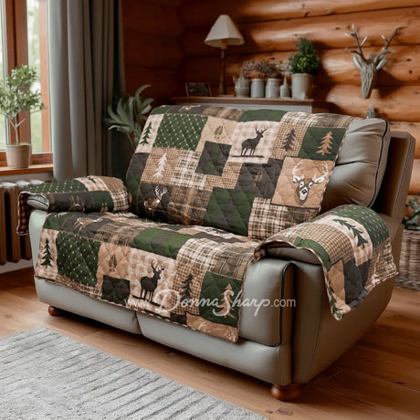 Donna Sharp Green Forest Sofa Cover (Oversized) - Sofa Cover