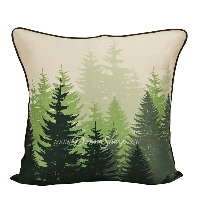 Donna Sharp Green Forest Trees Decorative Pillow - Brands