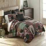Donna Sharp Greenwood Patch King Quilt Set