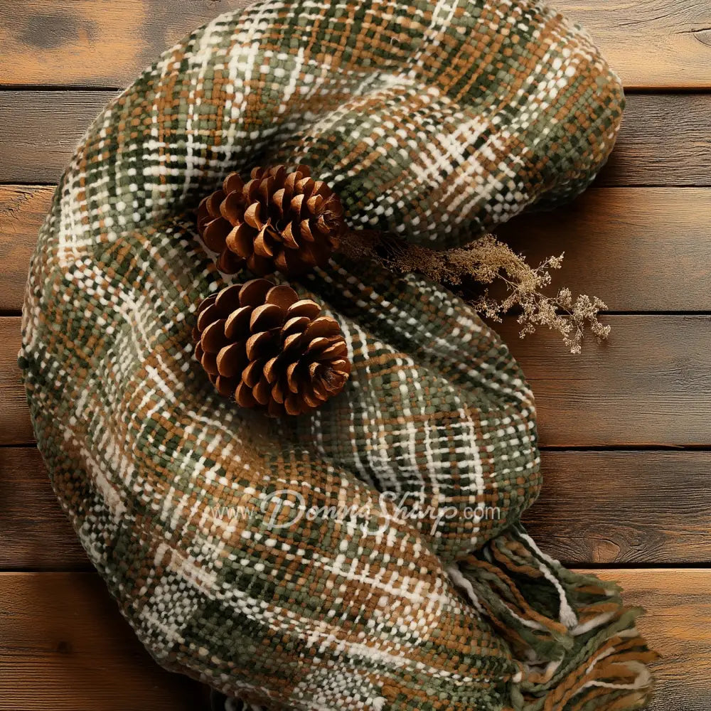 Throw Heritage Woven (Field Greens) Bedding