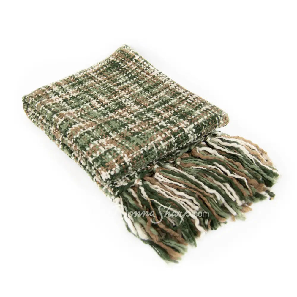Throw, Heritage Woven (Field Greens)