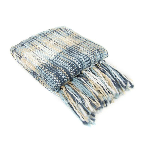 Heritage Woven Throw Blanket by Donna Sharp Seascape New