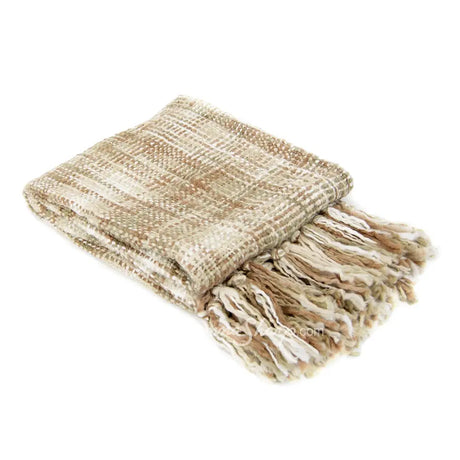 Throw Heritage Woven (Tan) New