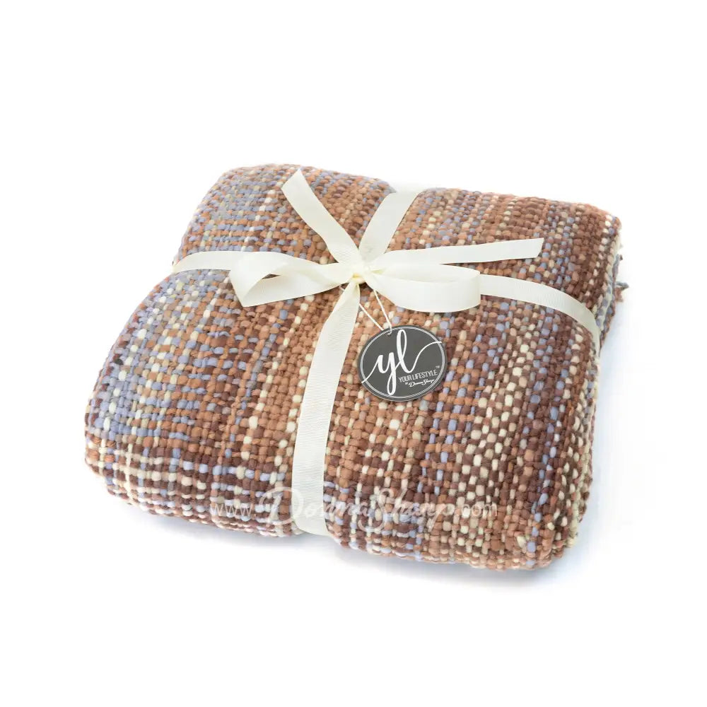 Throw Heritage Woven (Terra Cotta) New