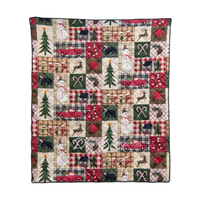 Donna Sharp Holiday Dream Throw Bedding