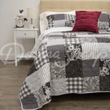 Donna Sharp Indiana Farmhouse 3Pc Cotton Quilt Set Bedding