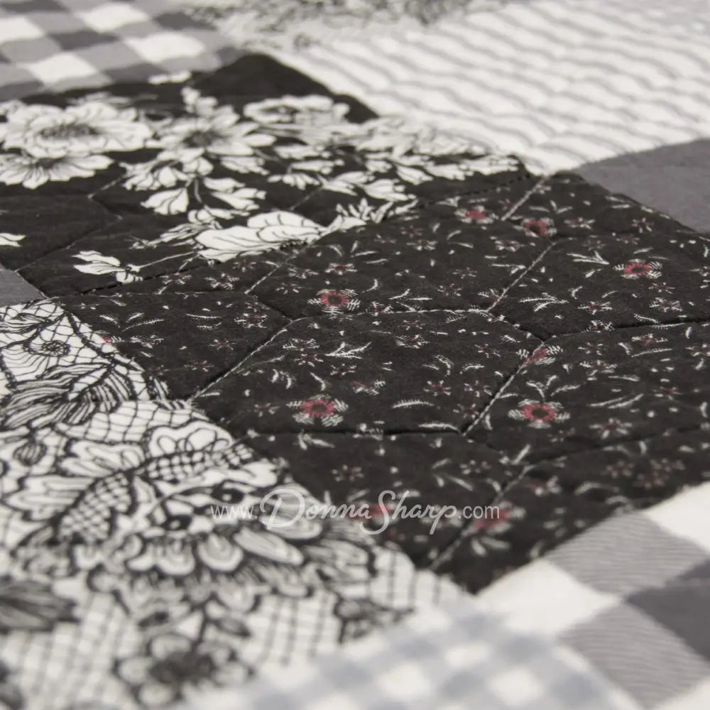 Donna Sharp Indiana Farmhouse 3Pc Cotton Quilt Set Bedding