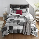 Donna Sharp Indiana Farmhouse 3Pc Cotton Quilt Set Bedding