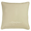 Donna Sharp ivory cotton euro sham with corded piping trim