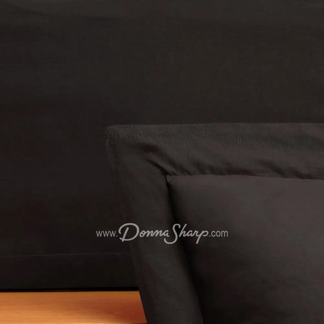 Twin Bedskirt Just Black(T)