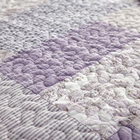 Lavender Rose Cotton Quilted Bedding
