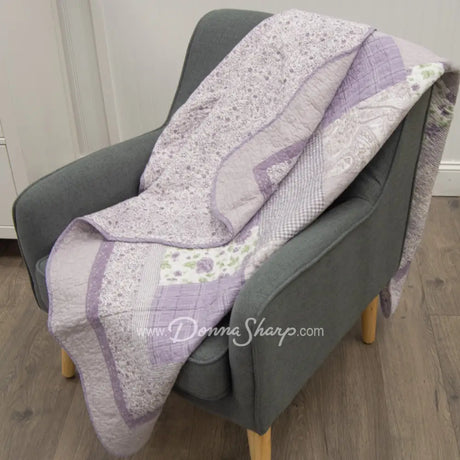 Lavender Rose Cotton Quilted Bedding