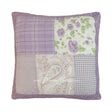 Lavender Rose Cotton Quilted Bedding Square Pillow