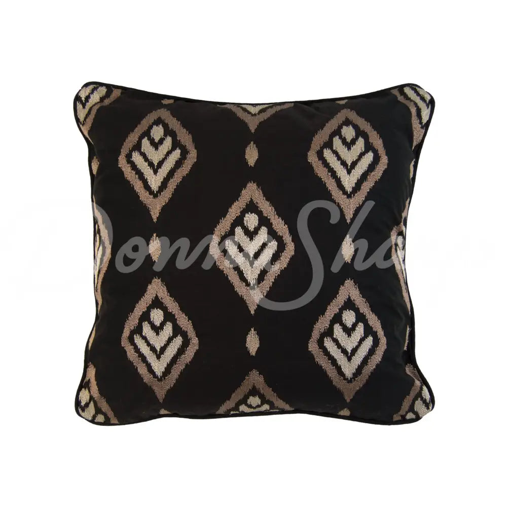 Donna Sharp Lexington Quilted Bedding Collection Black Emb Pillow