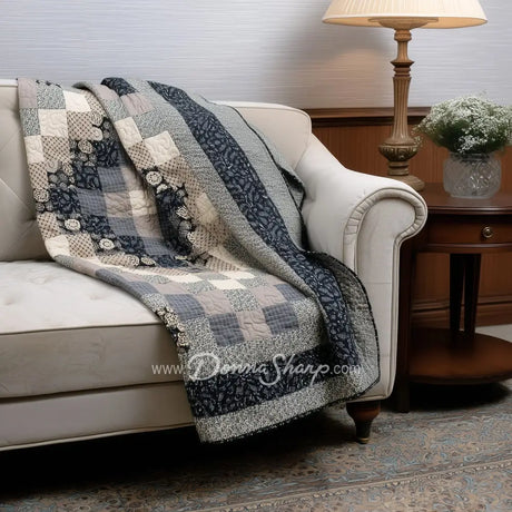 Donna Sharp Lexington Trip Cotton Throw