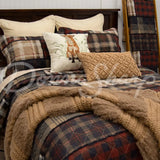 Donna Sharp Lj Plaid 3Pc Cotton Pieced Quilt Set New