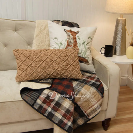 Donna Sharp LJ Plaid Throw Bedding
