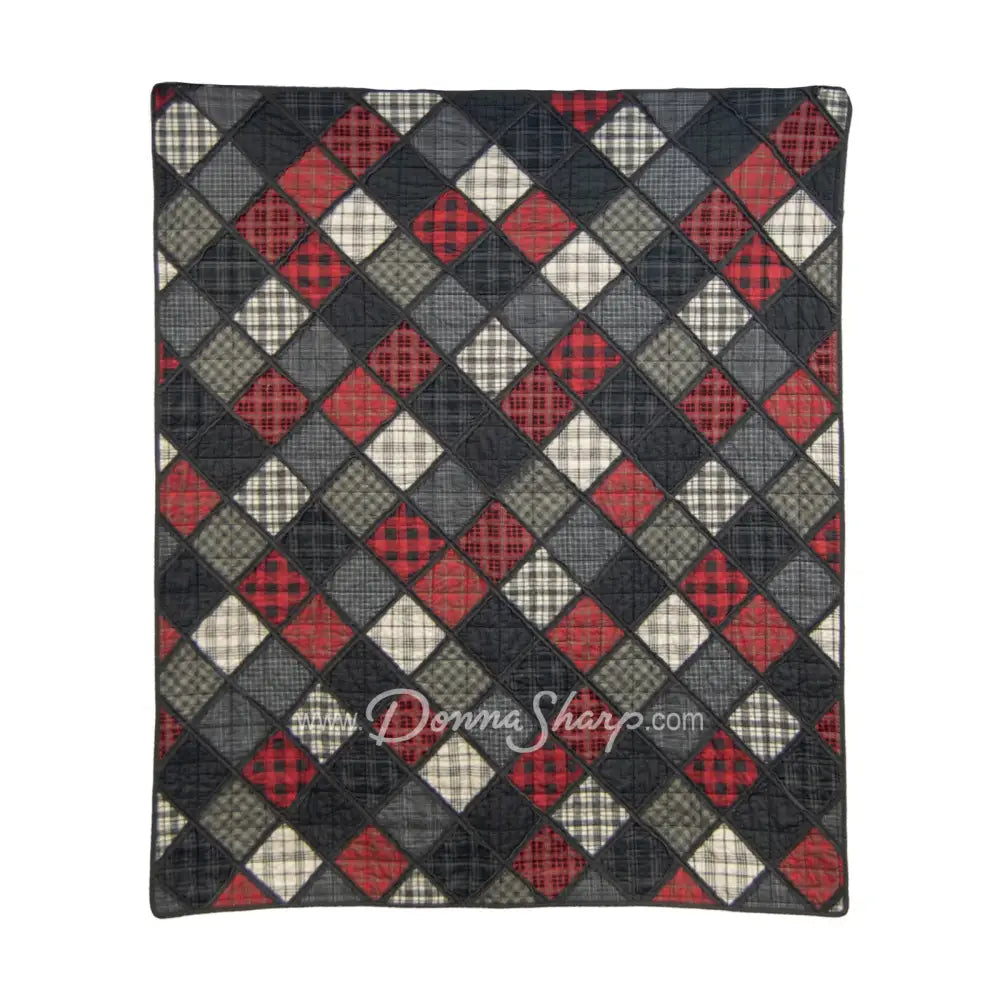 Donna Sharp Lumberjack Cotton Pieced Quilt Set Bedding