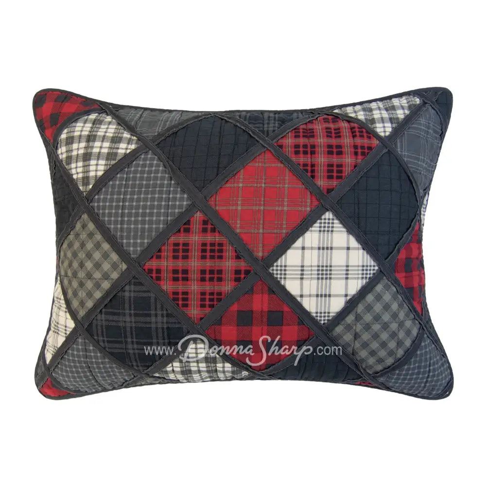 Donna Sharp Lumberjack Cotton Pieced Quilt Set Bedding