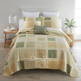 Donna Sharp Meadow Cotton Patchwork (Cal) King Quilt Set