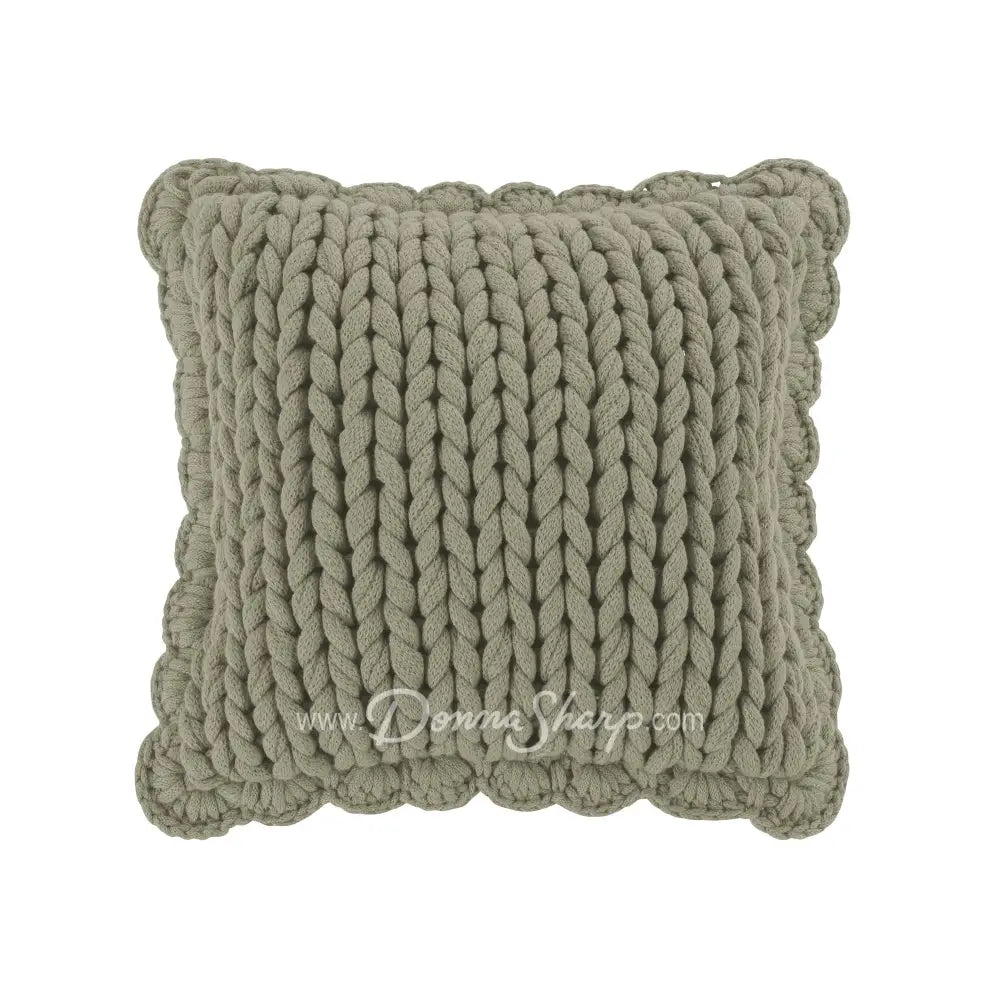 Donna Sharp Meadow Cotton Patchwork Quilt Collection - Knit Pillow