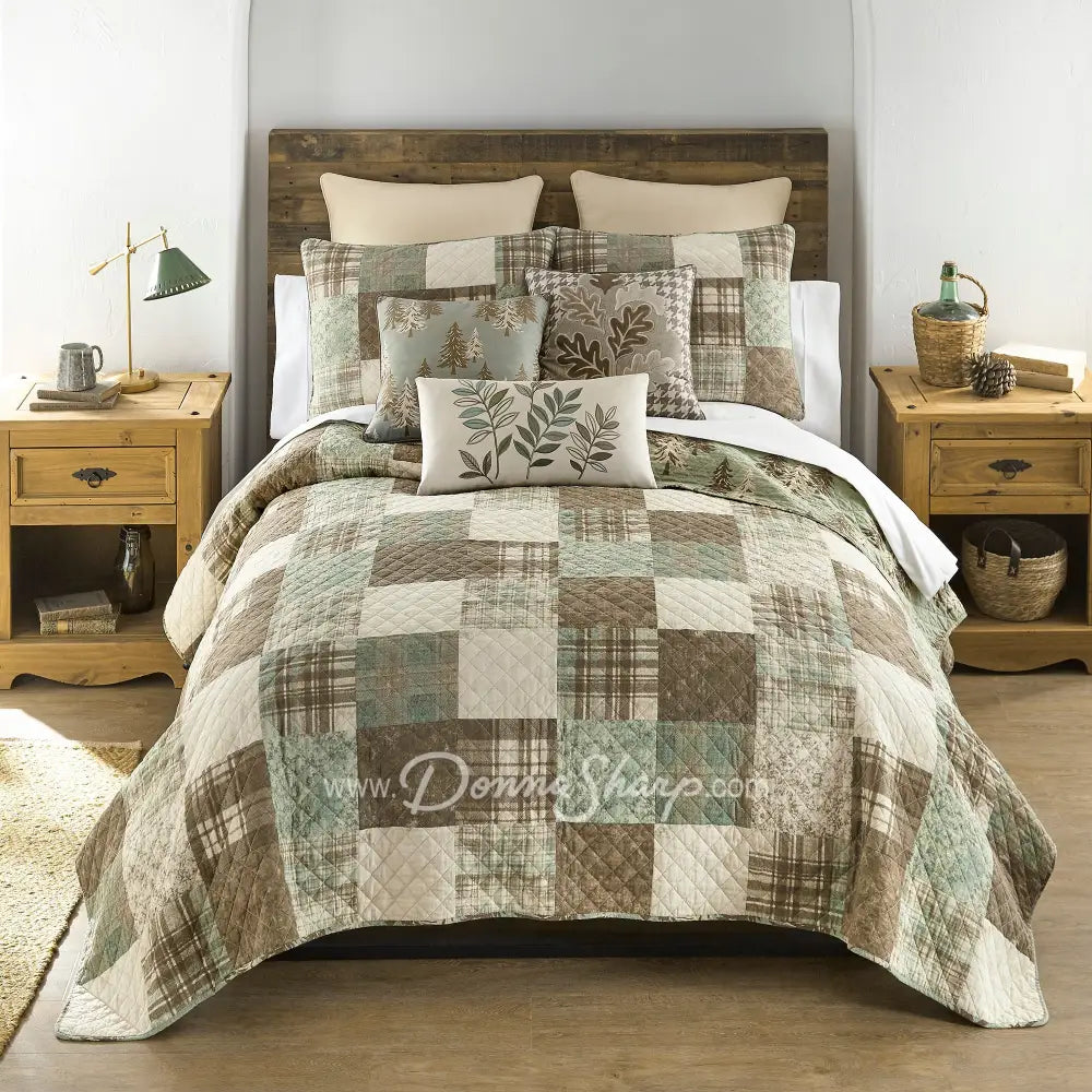 Donna Sharp Mint Patch Cotton Quilt Collection