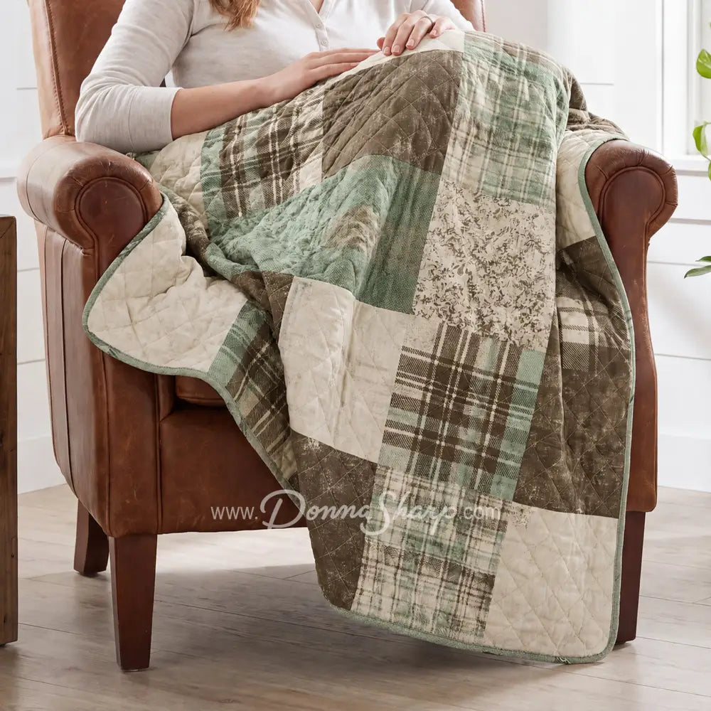 Donna Sharp Mint Patch Cotton Quilt Collection