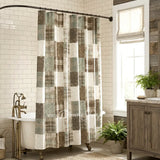 Donna Sharp Mint Patch Cotton Quilt Collection - Shower Curtain