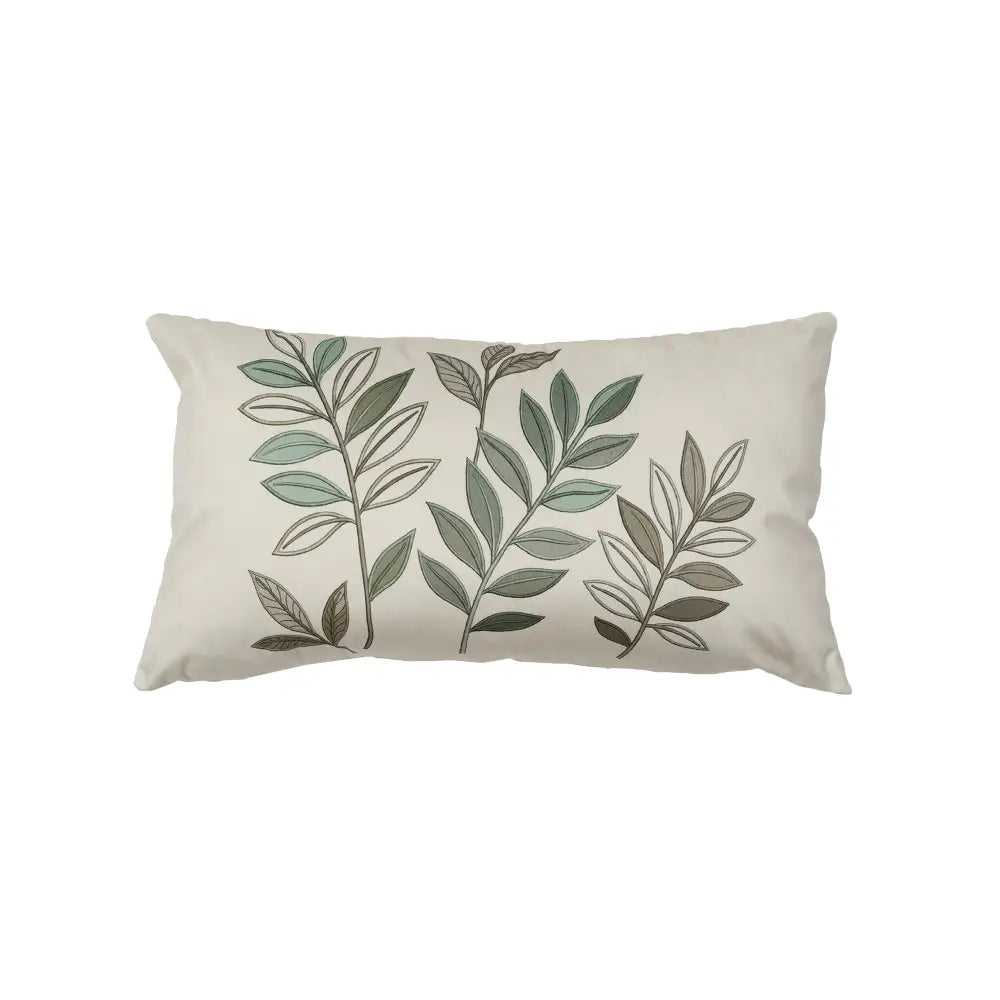 Donna Sharp Mint Patch Foliage Pillow