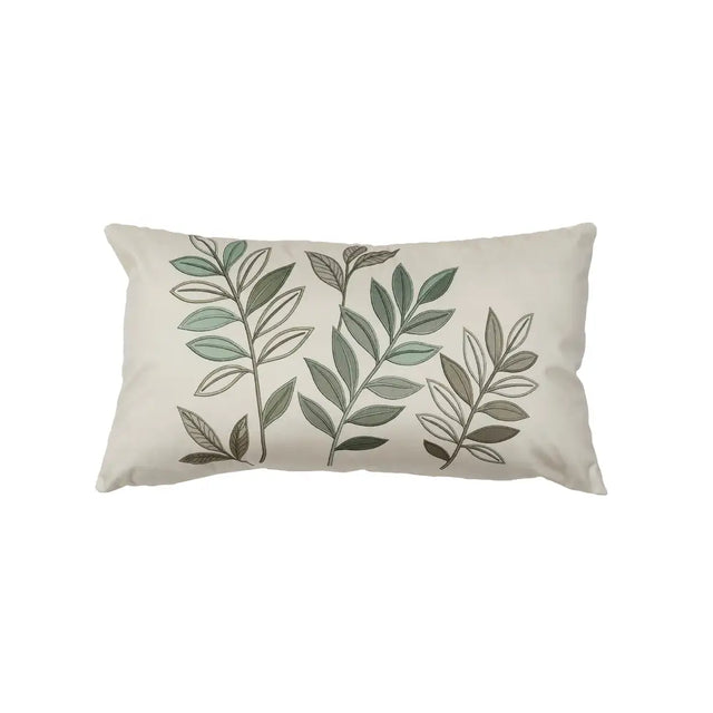 Donna Sharp Mint Patch Foliage Pillow