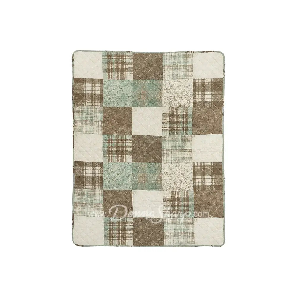 Donna Sharp Mint Patch Lap Quilt