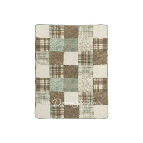 Donna Sharp Mint Patch Lap Quilt