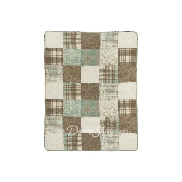 Donna Sharp Mint Patch Lap Quilt