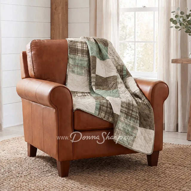Donna Sharp Mint Patch Throw
