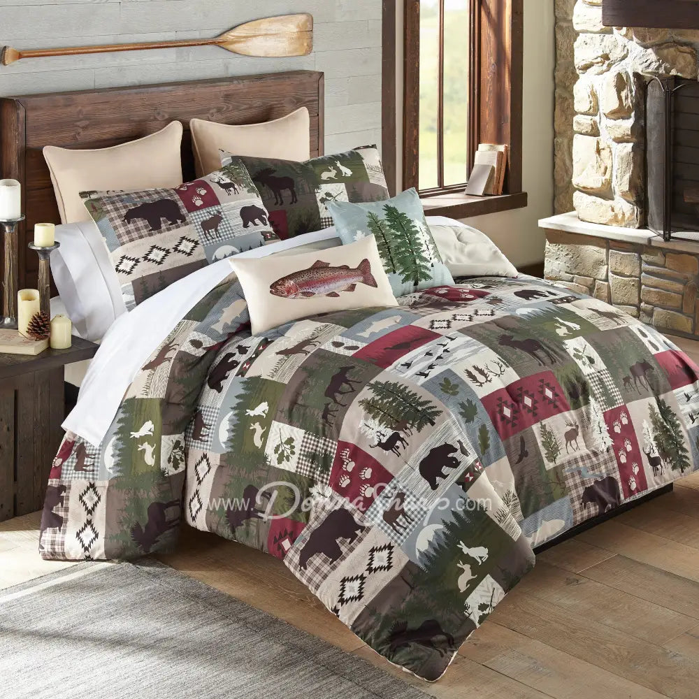 King Comforter Set, Montana Forest