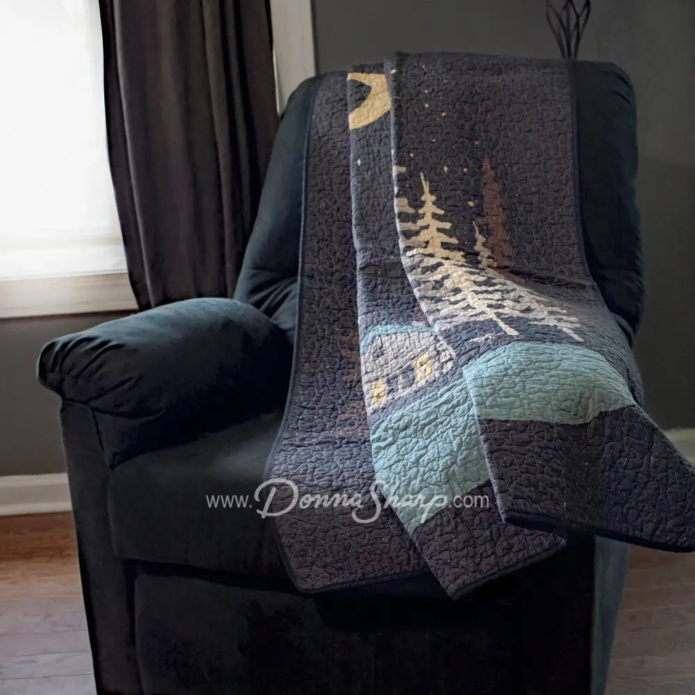 Donna Sharp Moonlit Cabin Cotton Quilted Bedding