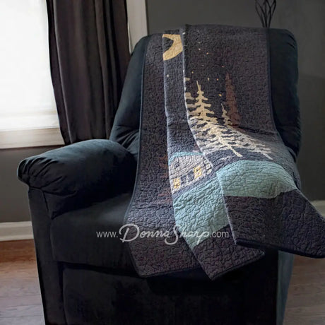 Donna Sharp Moonlit Cabin Cotton Quilted Bedding