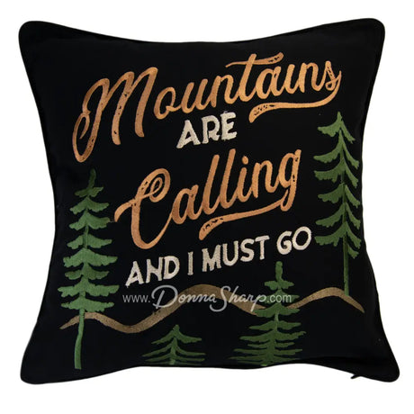 Donna Sharp Mountain Decorative Pillow New